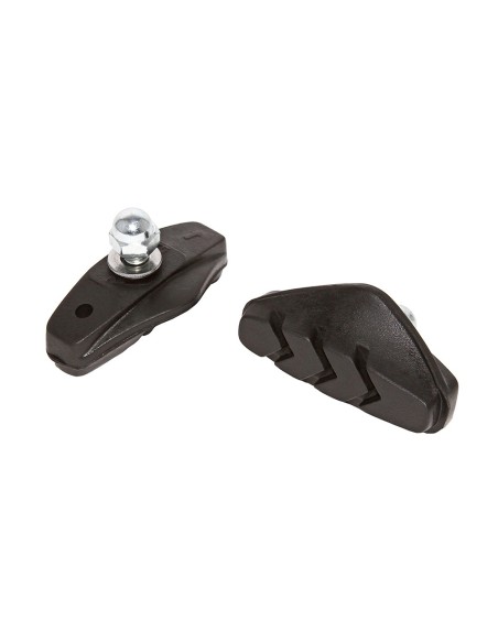 50mm 3 Line Brake Shoes Black.